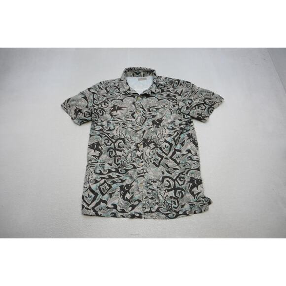 Columbia Vented Fishing Shirt PFG Floral Omni-Shade Camp Shirt Mens Sz Small - Picture 5 of 12